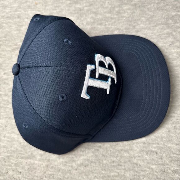 Tamp Bay Baseball Hat Cap Adjustable Blue Logo Team MLB Outdoor OC Sports - Picture 5 of 9
